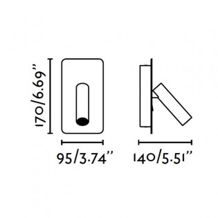 Suau Led Wandleuchte (3W)