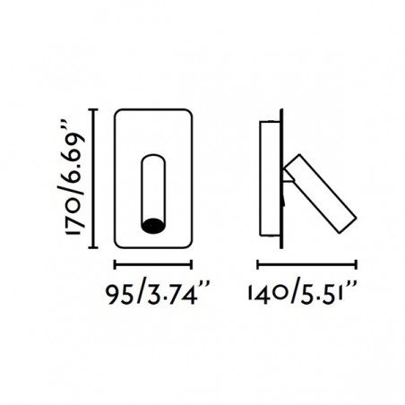 Suau Led Wandleuchte (3W)
