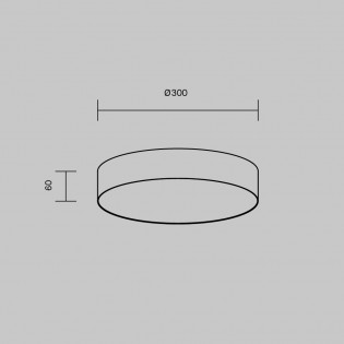 LED Ceiling Flush Light Zon (36W)
