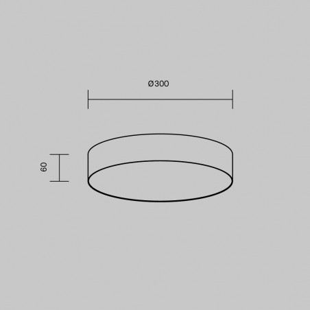 LED Ceiling Flush Light Zon (36W)