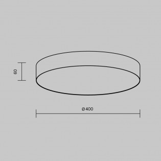 Plafón de techo LED Zon (45W)