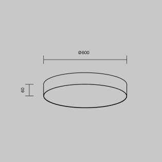 Plafón de techo LED Zon (90W)
