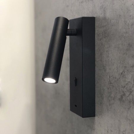 Aplique lector LED con interruptor Tarifa III (3W)