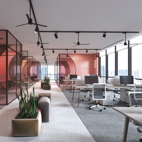 Ventilador para carril trifásico Monkey Fan