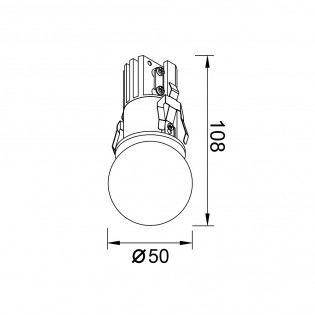 Empotrable para baños LED Bead (7W)