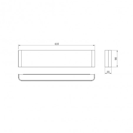 Aplique de pared LED Egeo (14W)