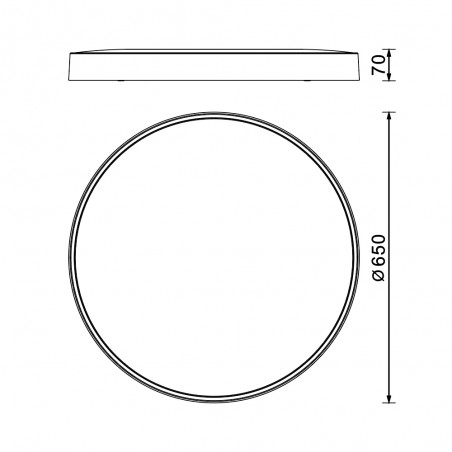 Plafón de techo LED Cumbuco II CCT (50W)