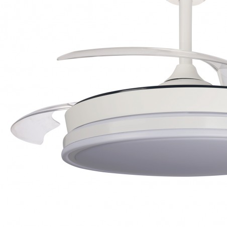 LED Ceiling Fan Folding Blades Surpino White CCT Dim (45W)