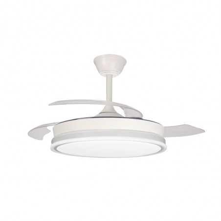 LED Ceiling Fan Folding Blades Surpino White CCT Dim (45W)