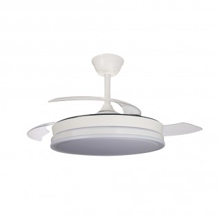 LED Ceiling Fan Folding Blades Surpino White CCT Dim (45W)