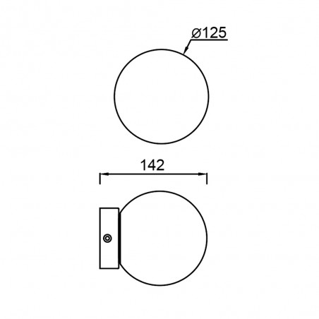 Aplique de pared LED Puebla (6W)