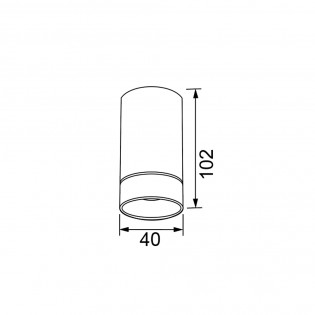 Foco de superficie Split S