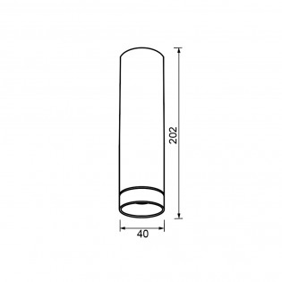 Foco de superficie Split M
