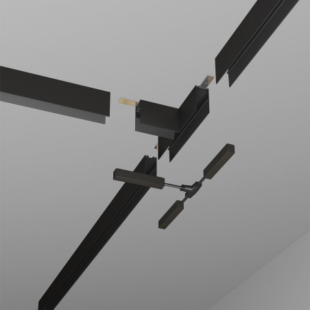 Conexión en T alta carril magnético de superficie Magneto