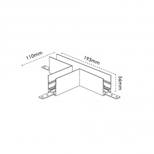 Conexión en T alta carril magnético de superficie Magneto