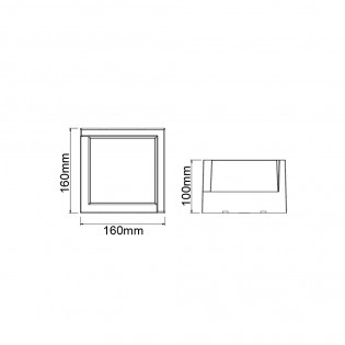 Aplique de exterior LED Creek CCT (15W)