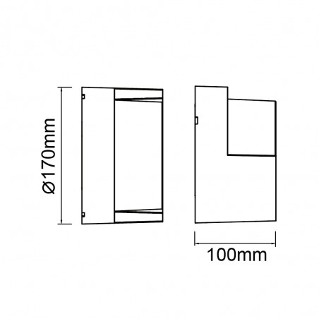 Aplique de exterior LED Creek CCT (15W)