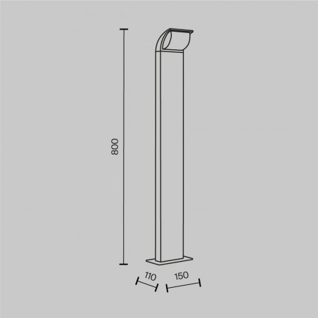 Outdoor LED Bollad Lamp Stock (7W)