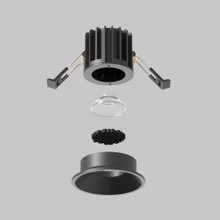 LED Recessed Ceiling Light Round (7W)