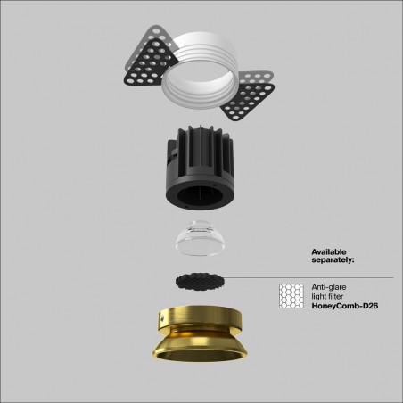LED Recessed Ceiling Light Round II (12W)