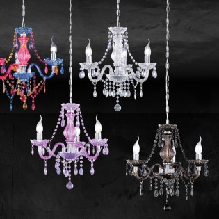Chandelier Lüster Multicolour (3 lights)