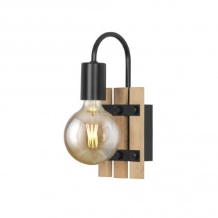 APLIQUE 1L MILTON MADERA