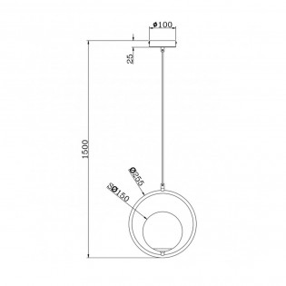 Pendant lamp Odil