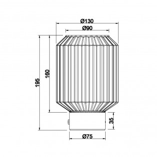 Rechargeable LED table lamp Lord (1,5W)