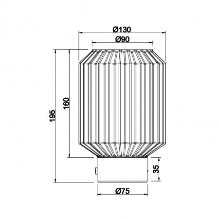 Rechargeable LED table lamp Lord (1,5W)