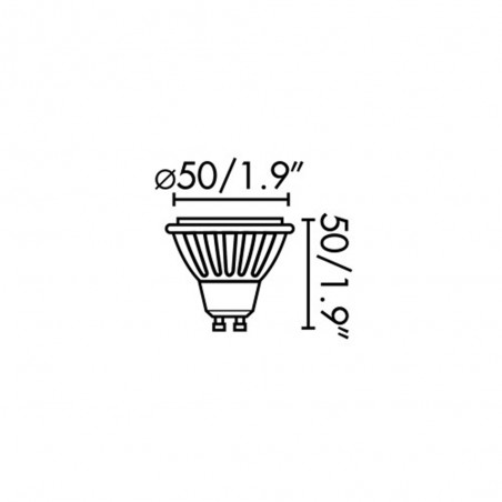 Bombilla LED GU10 (7W)