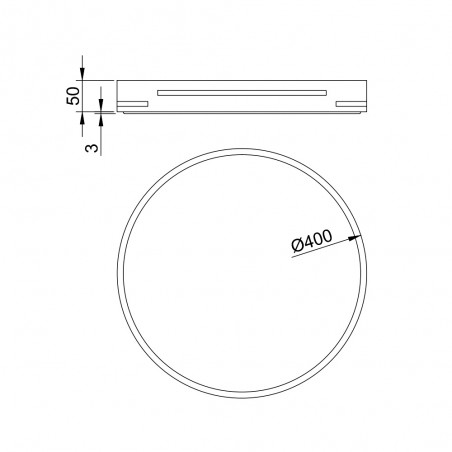 LED Ceiling Flush Light Tacoma Dim (24W)