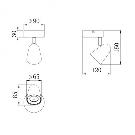 LED Wall Lamp Toulouse (3.5W)