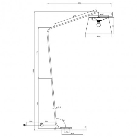 Floor lamp Talbot