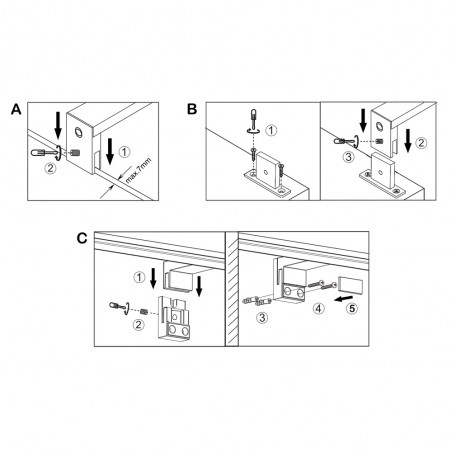 Aplique de pared para baños LED Lino (11W)