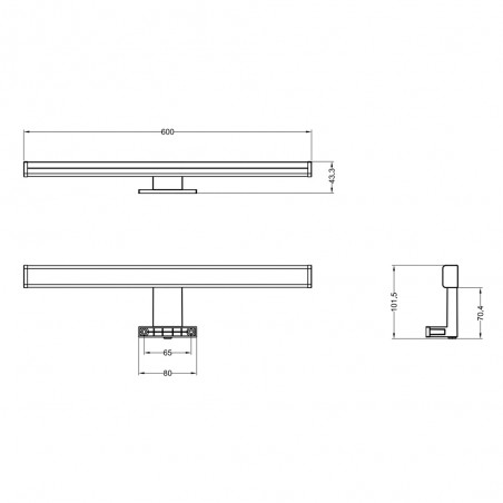 Bathroom wall lamp LED Lino (11W)