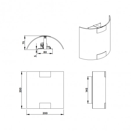 Wall lamp Pura