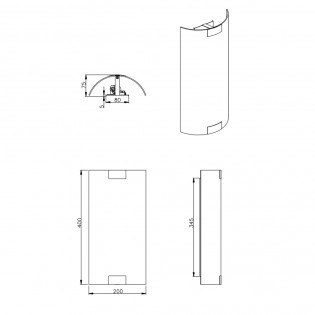 Wall lamp Pura (2 lights)