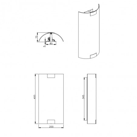 Wall lamp Pura (2 lights)
