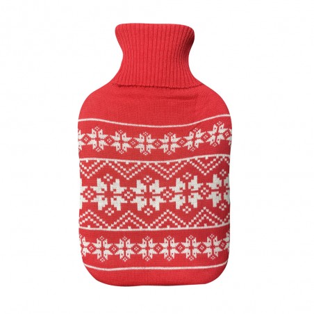 Hot water bottle with cover 1,7 Litres. Mimo Christmas