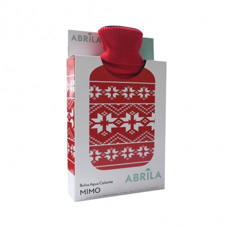 Hot water bottle with cover 1,7 Litres. Mimo Christmas