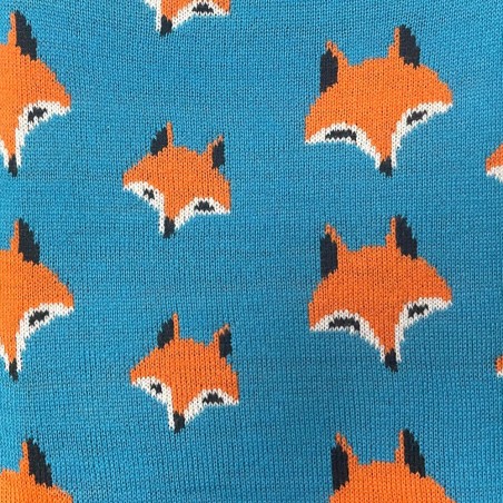 Hot water bottle with cover 1,7 Litres. Mimo Foxes