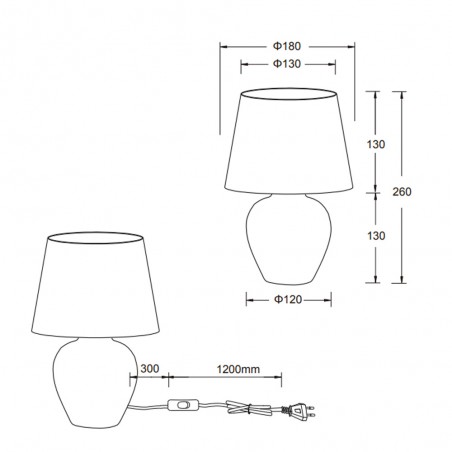 Table lamp Abby