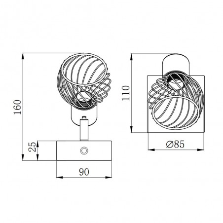 Wall lamp Ardon