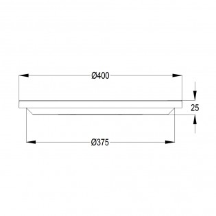 Flush light LED Aureo RGB CCT (30W)
