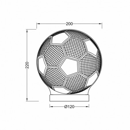 Table lamp LED Ball CCT (7W)