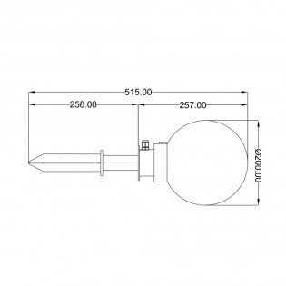 Outdoor beacon with pickaxe Bolo