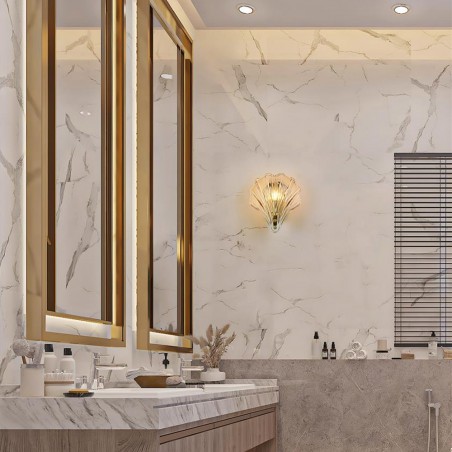 Aplique de pared para baños Shell