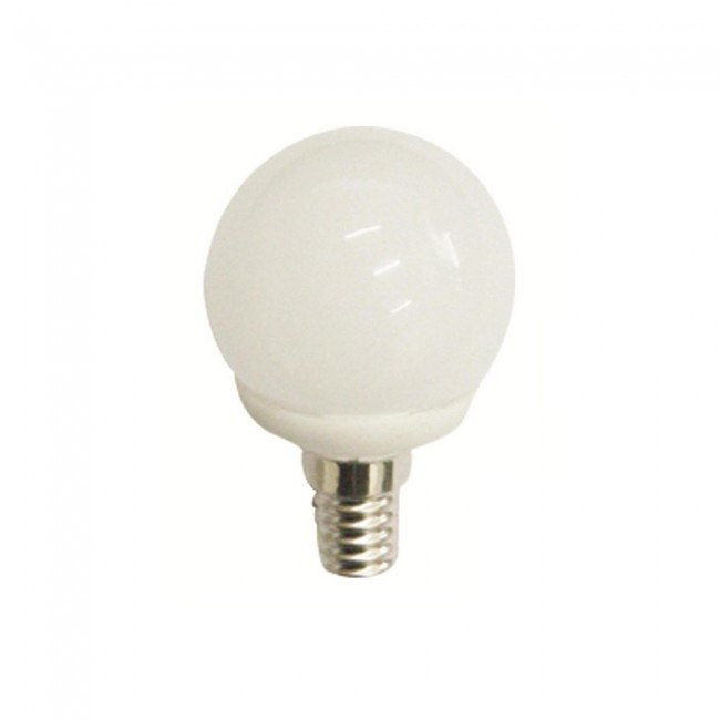 Spherical LED Light Bulb Pink E14 (4W)