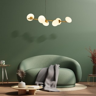 Lámpara colgante Pebble (6 luces)