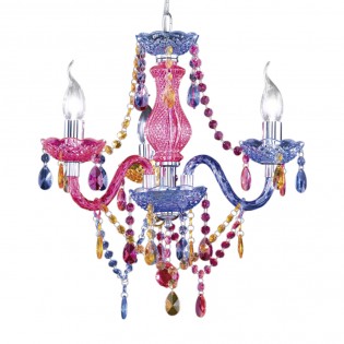 Chandelier Lüster Multicolour (3 lights)